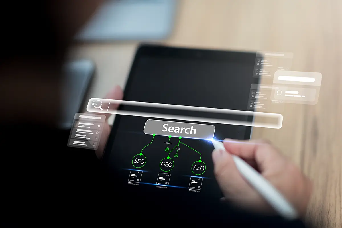 SEO AEO GEO Freatured Image